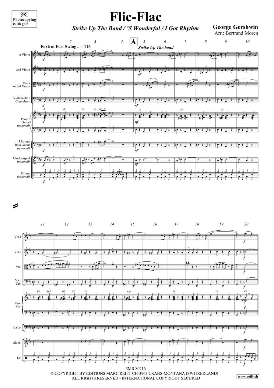 Flic-Flac Flic-Flac String Quartet scores gallery preview page 3