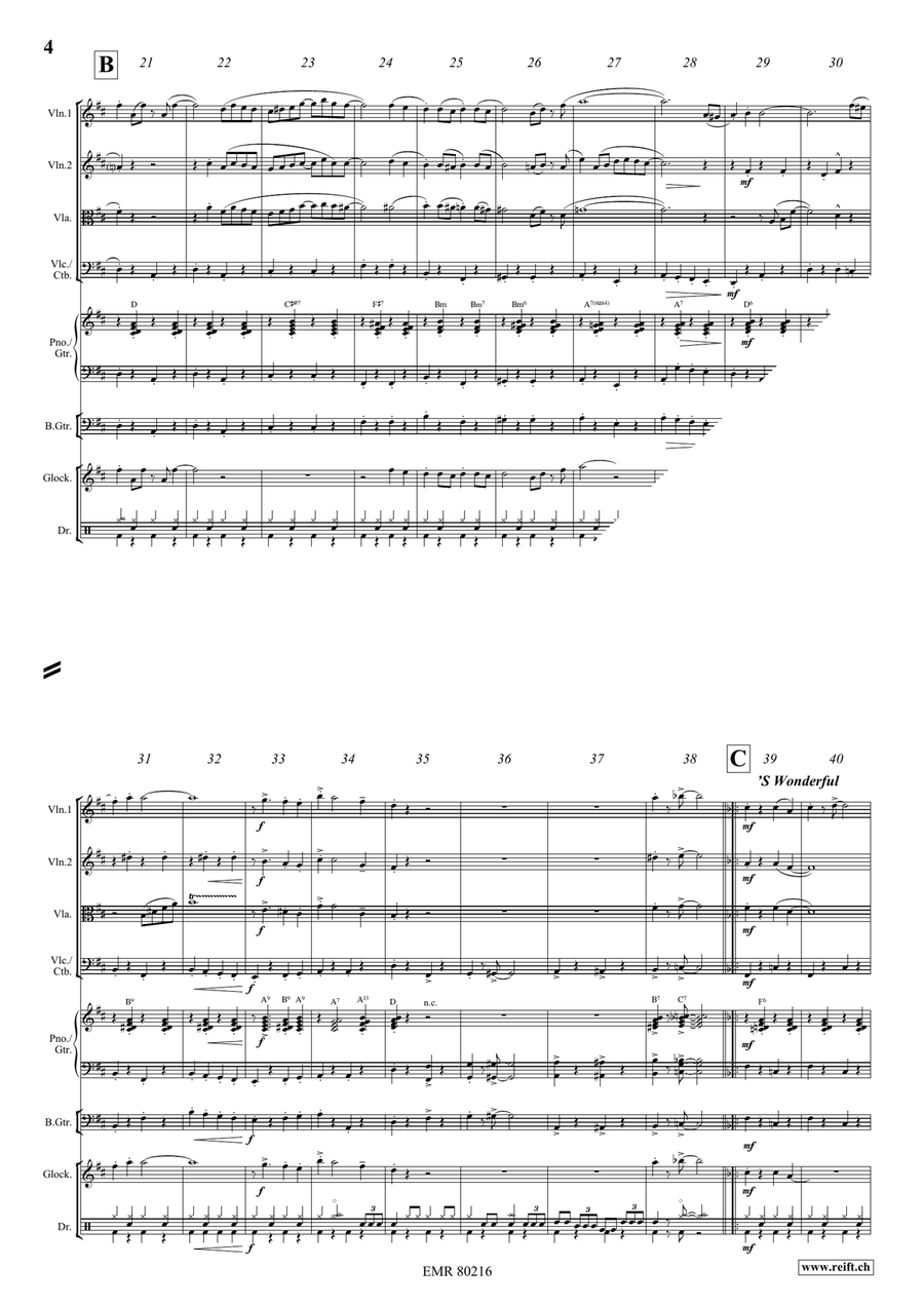 Flic-Flac Flic-Flac String Quartet scores gallery preview page 4