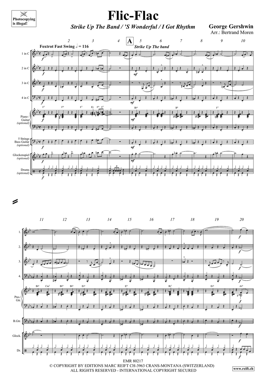 Flic-Flac Flic-Flac Brass Quartet scores gallery preview page 3