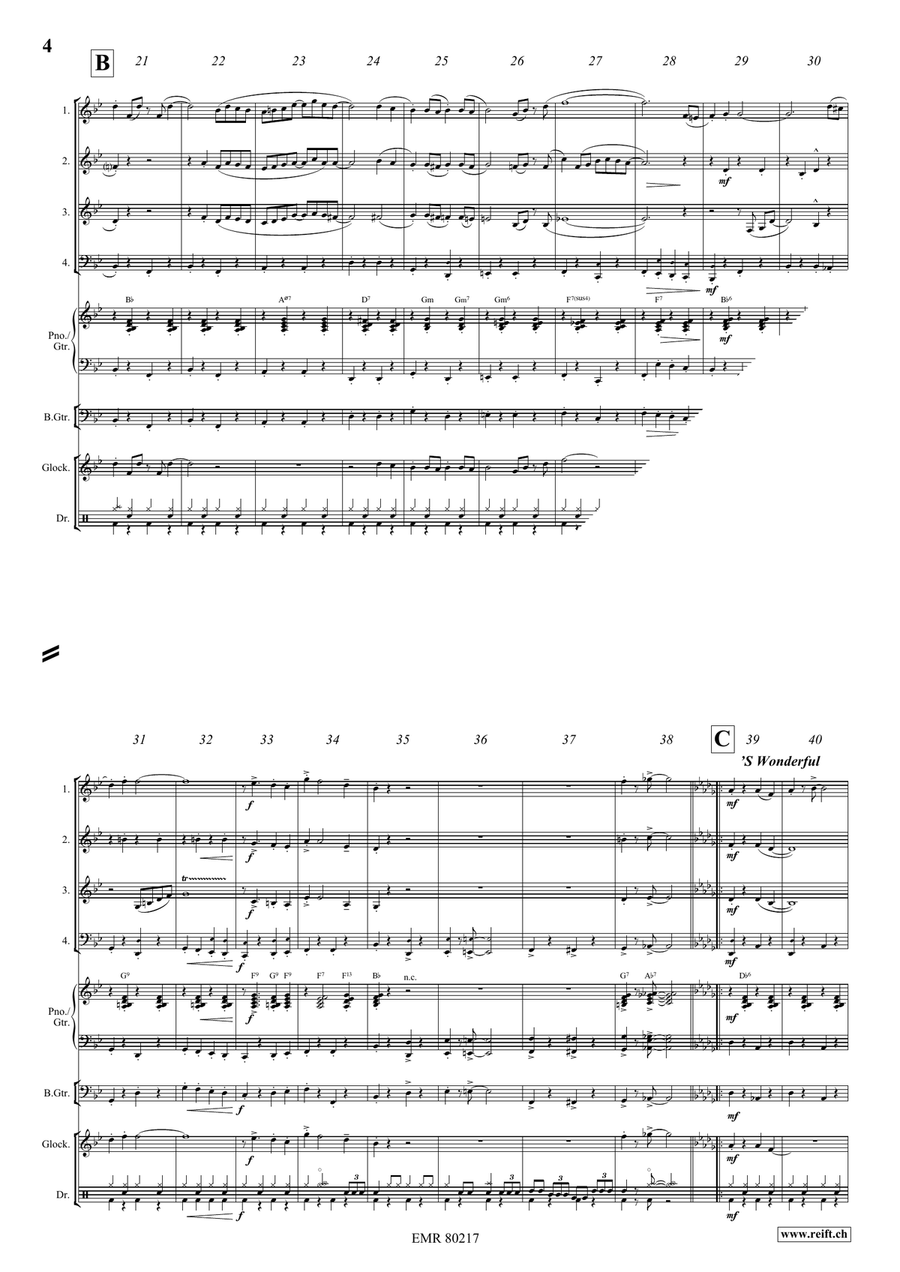 Flic-Flac Flic-Flac Brass Quartet scores gallery preview page 4