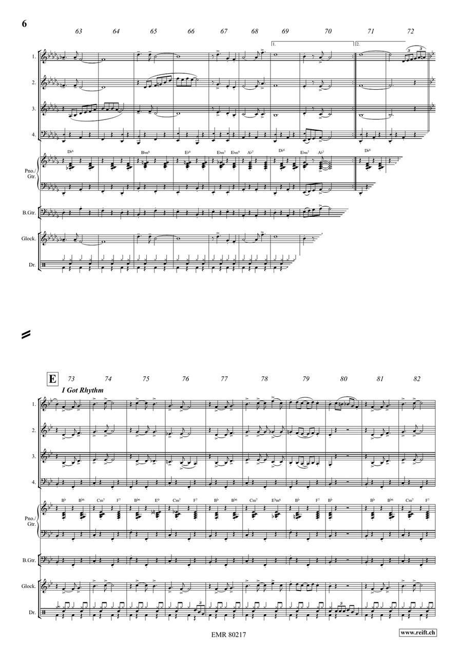 Flic-Flac Flic-Flac Brass Quartet scores gallery preview page 6