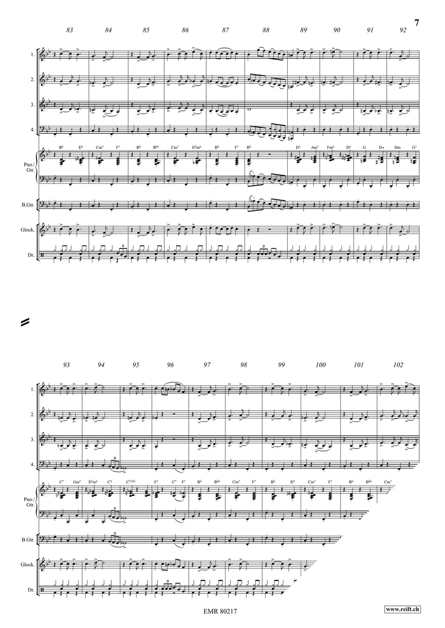 Flic-Flac Flic-Flac Brass Quartet scores gallery preview page 7