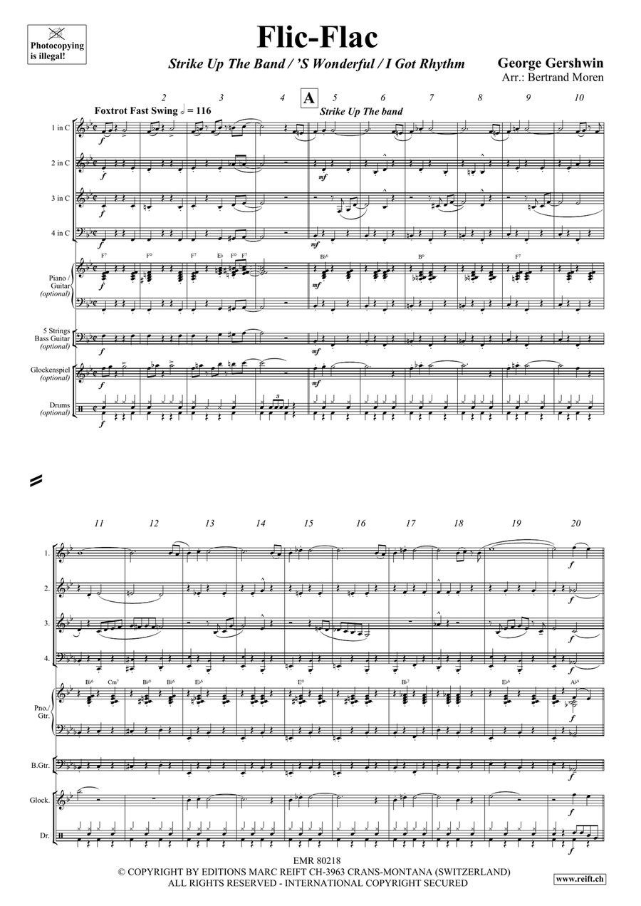 Flic-Flac Flic-Flac Woodwind Quartet scores gallery preview page 3
