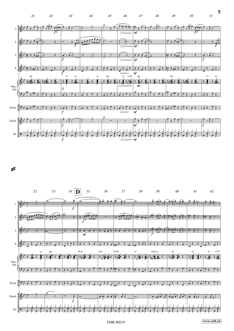 Flic-Flac Flic-Flac Flute Quartet scores gallery preview page 5
