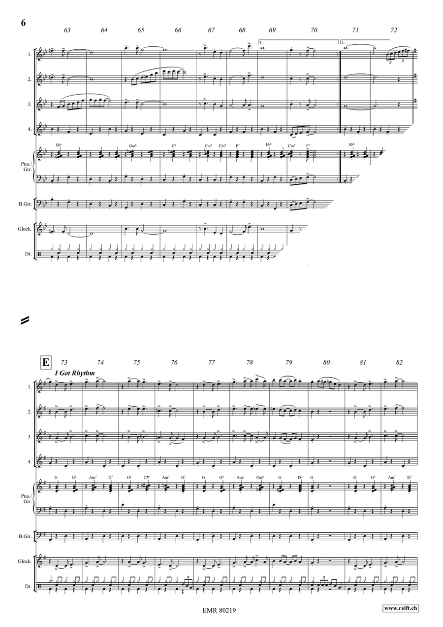 Flic-Flac Flic-Flac Flute Quartet scores gallery preview page 6