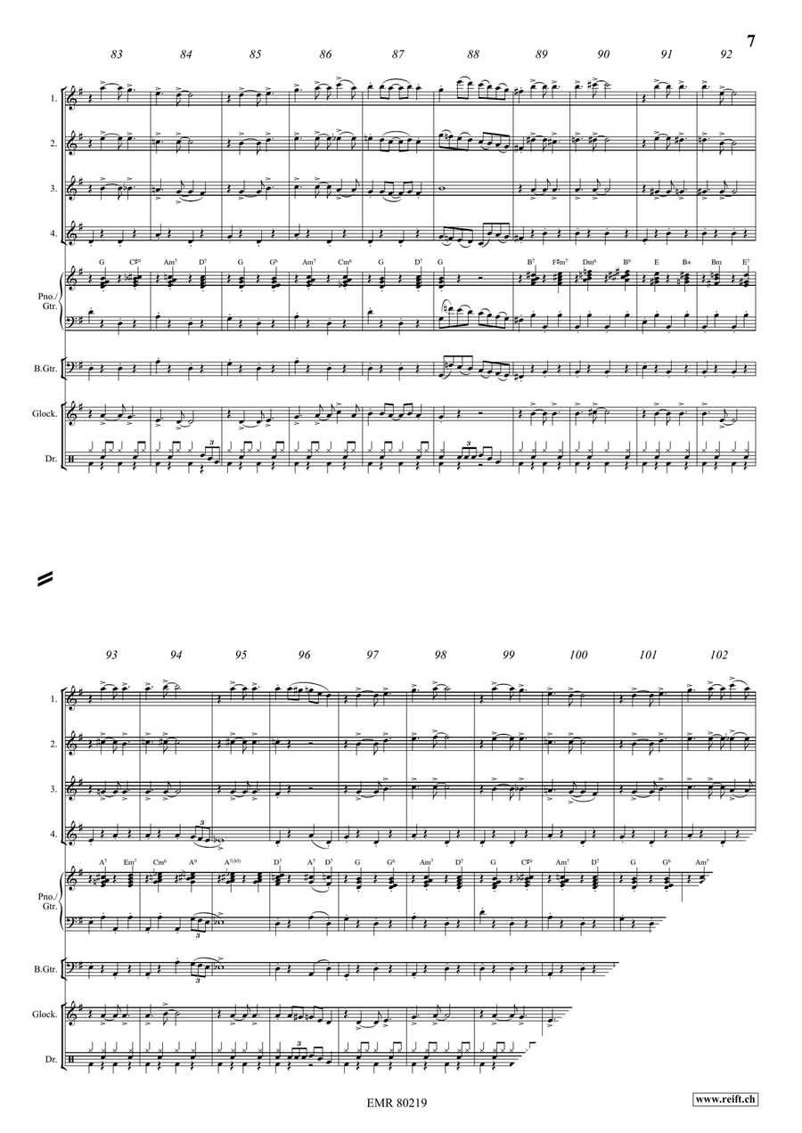Flic-Flac Flic-Flac Flute Quartet scores gallery preview page 7