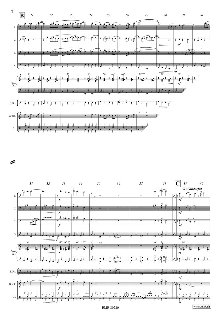 Flic-Flac Flic-Flac Bassoon Quartet scores gallery preview page 4