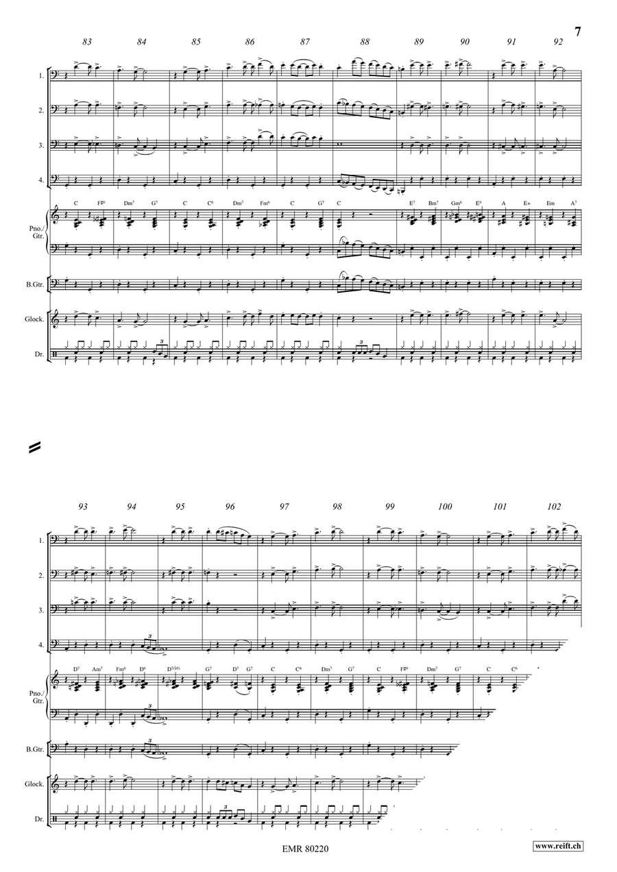 Flic-Flac Flic-Flac Bassoon Quartet scores gallery preview page 7