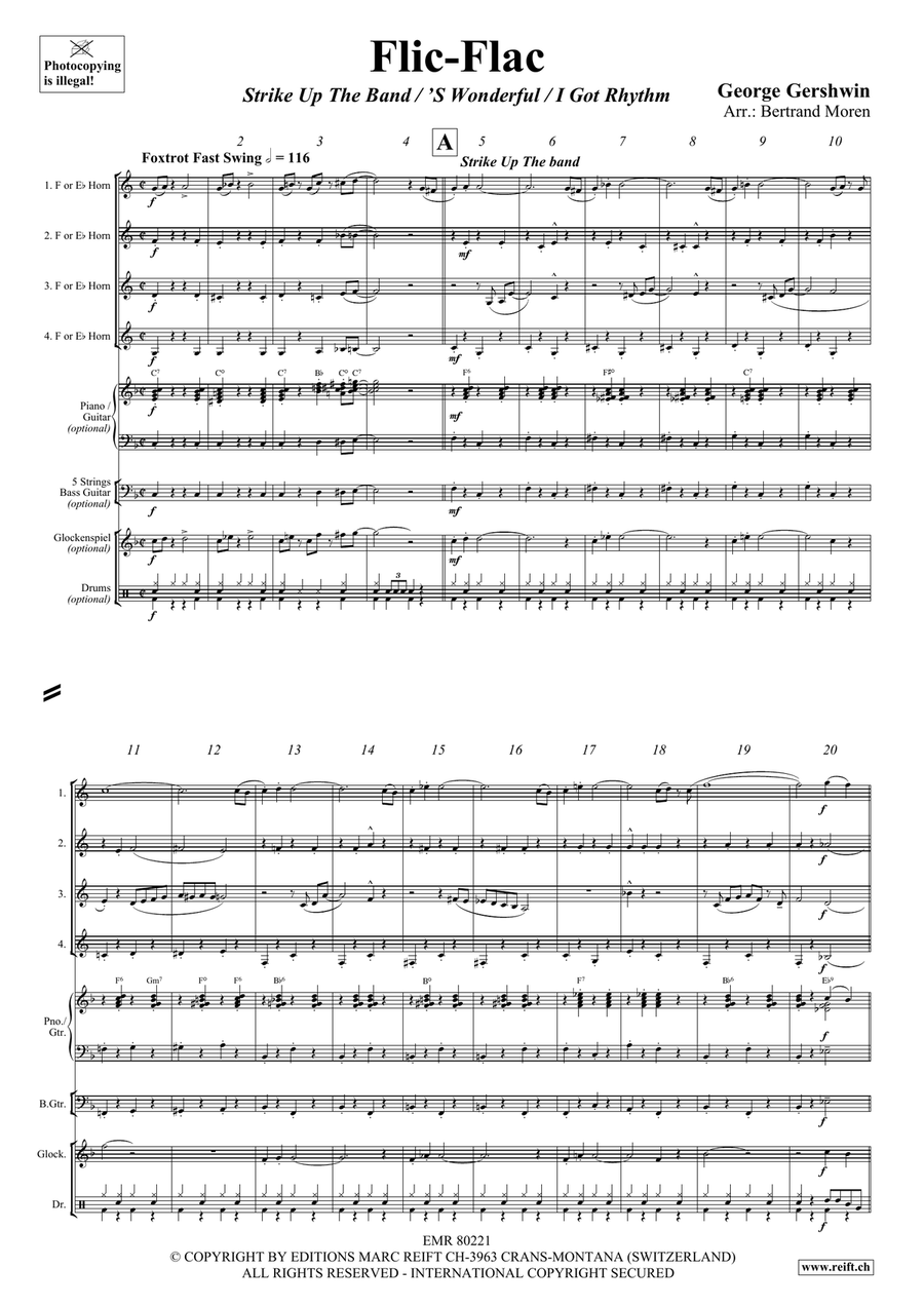 Flic-Flac Flic-Flac Horn scores gallery preview page 3
