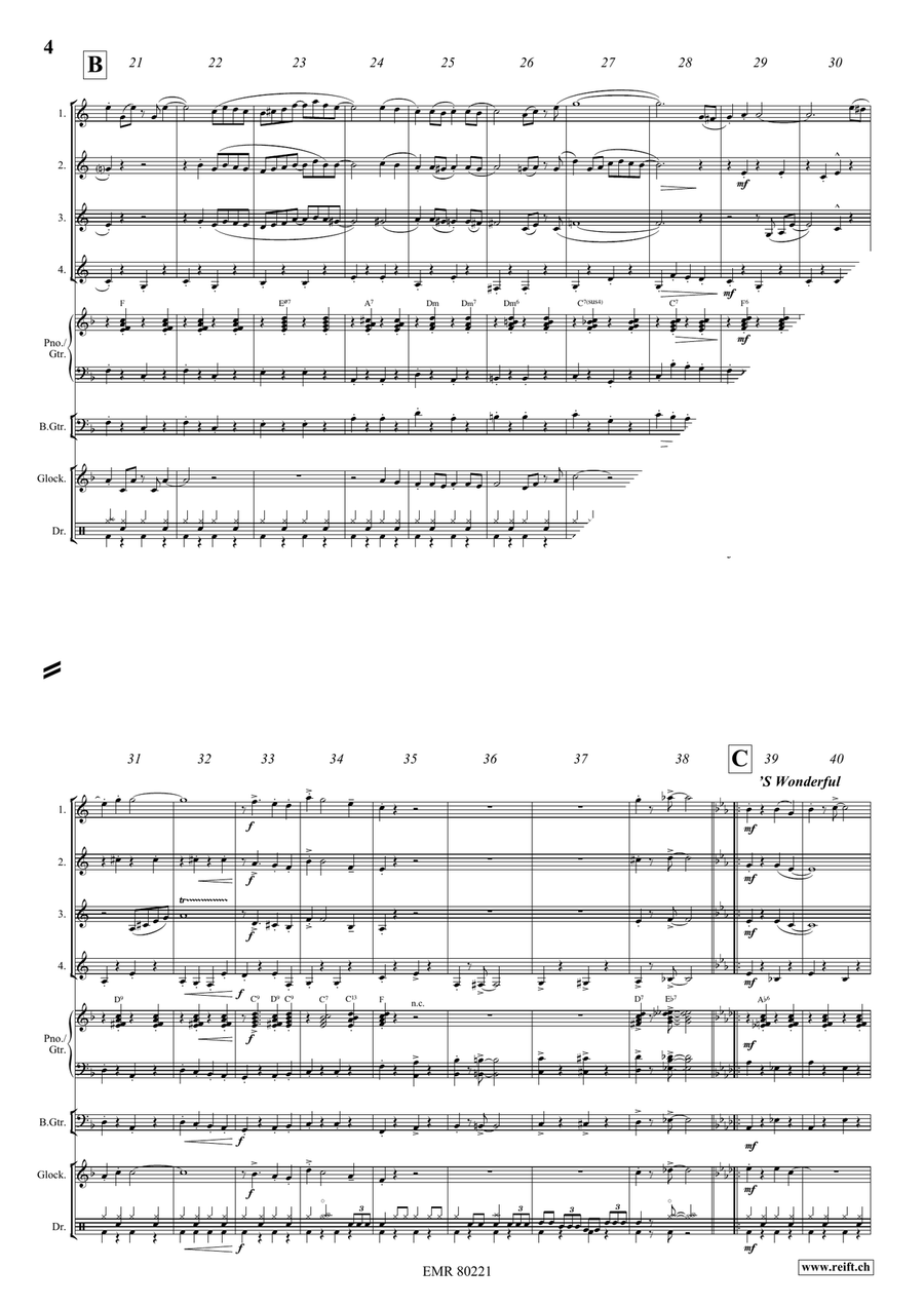 Flic-Flac Flic-Flac Horn scores gallery preview page 4