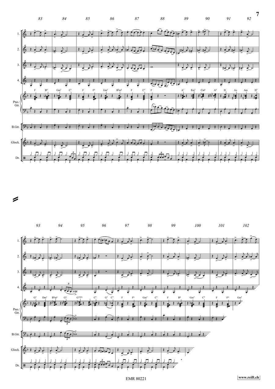Flic-Flac Flic-Flac Horn scores gallery preview page 7