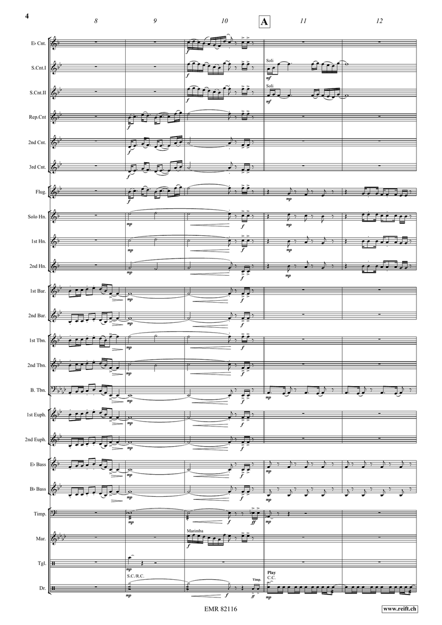 Enter The Band! Enter The Band! Brass Band scores gallery preview page 5
