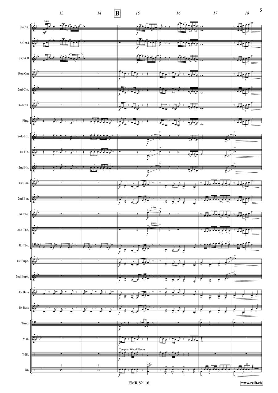 Enter The Band! Enter The Band! Brass Band scores gallery preview page 6