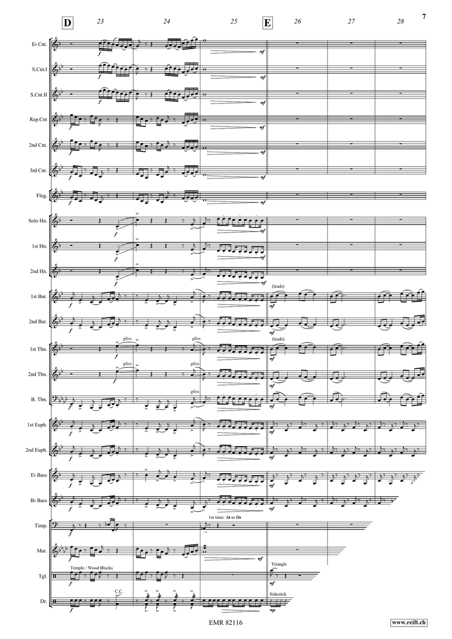 Enter The Band! Enter The Band! Brass Band scores gallery preview page 8