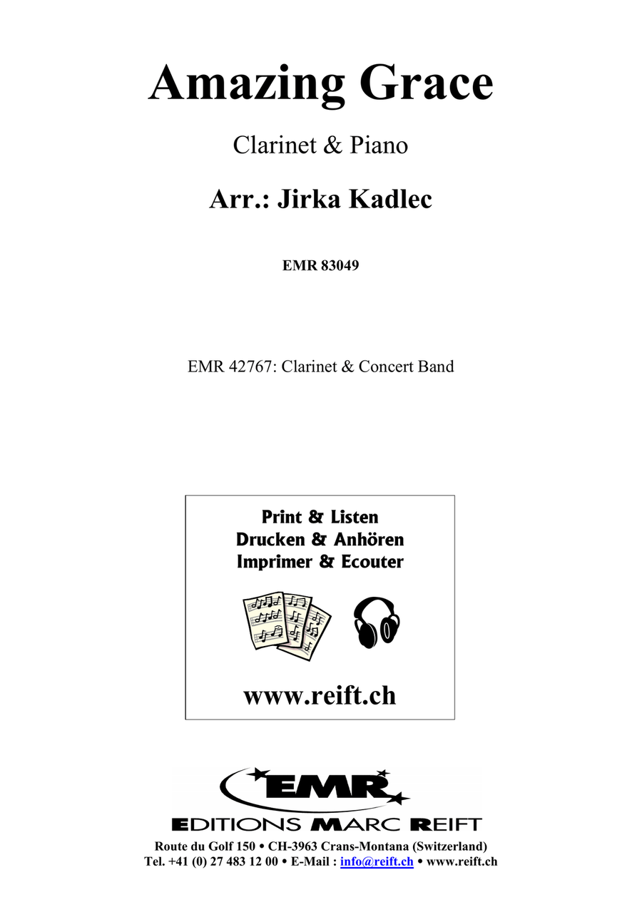 Amazing Grace Amazing Grace Clarinet Solo scores gallery preview page 2