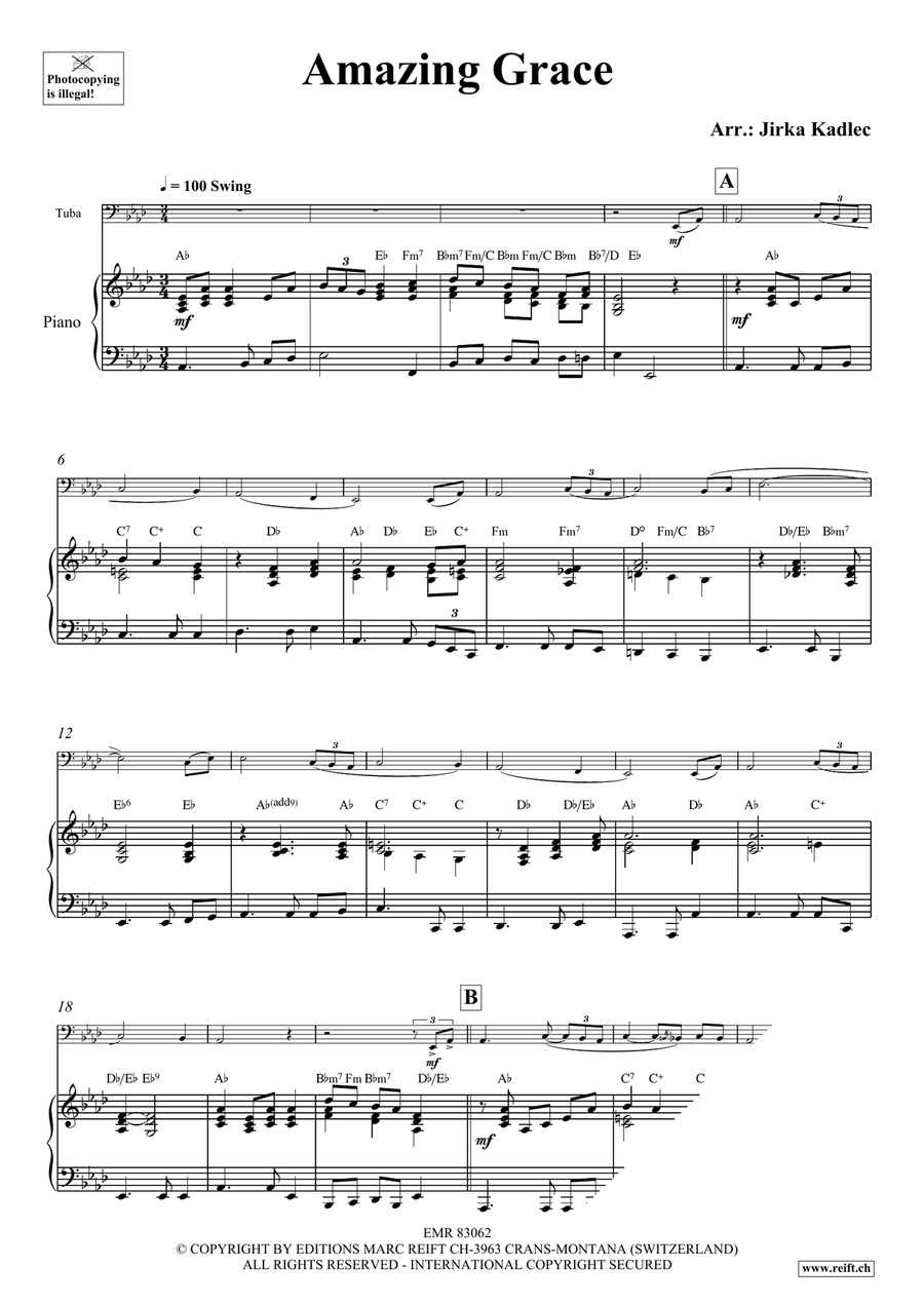 Amazing Grace Amazing Grace Tuba scores gallery preview page 3