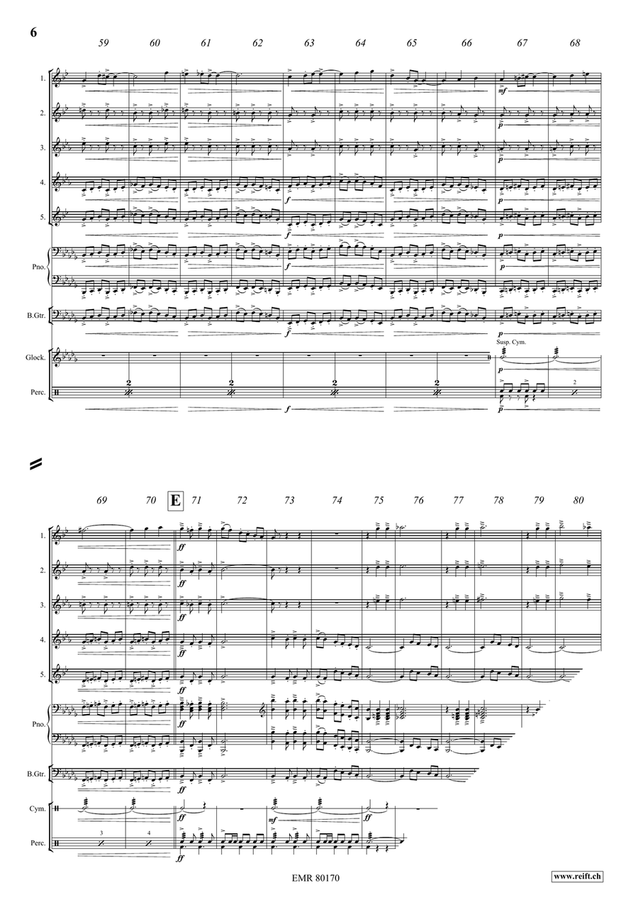 Fantasy In Wonderland Fantasy In Wonderland Saxophone Quintet scores gallery preview page 7