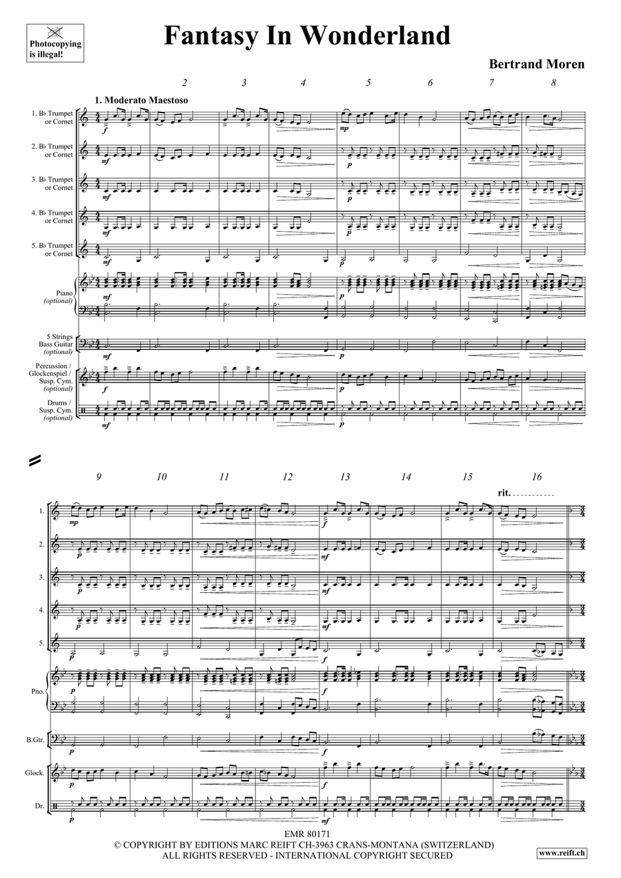 Fantasy In Wonderland Fantasy In Wonderland Cornet scores gallery preview page 4