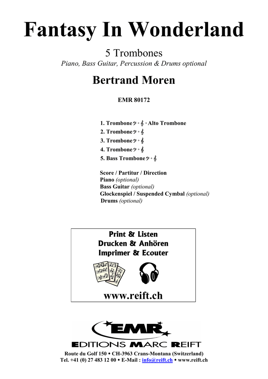 Fantasy In Wonderland Fantasy In Wonderland Trombone scores gallery preview page 2