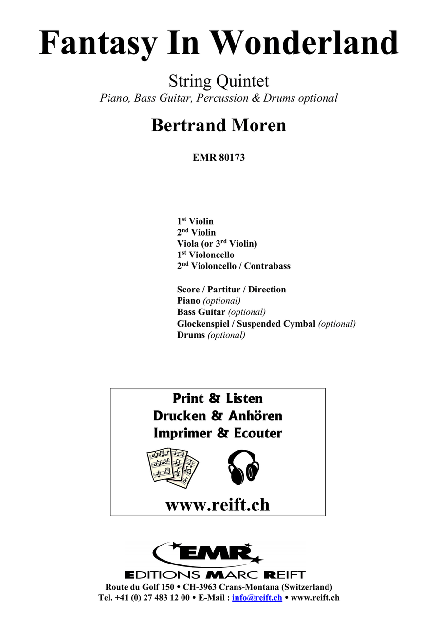 Fantasy In Wonderland Fantasy In Wonderland String Quintet scores gallery preview page 2