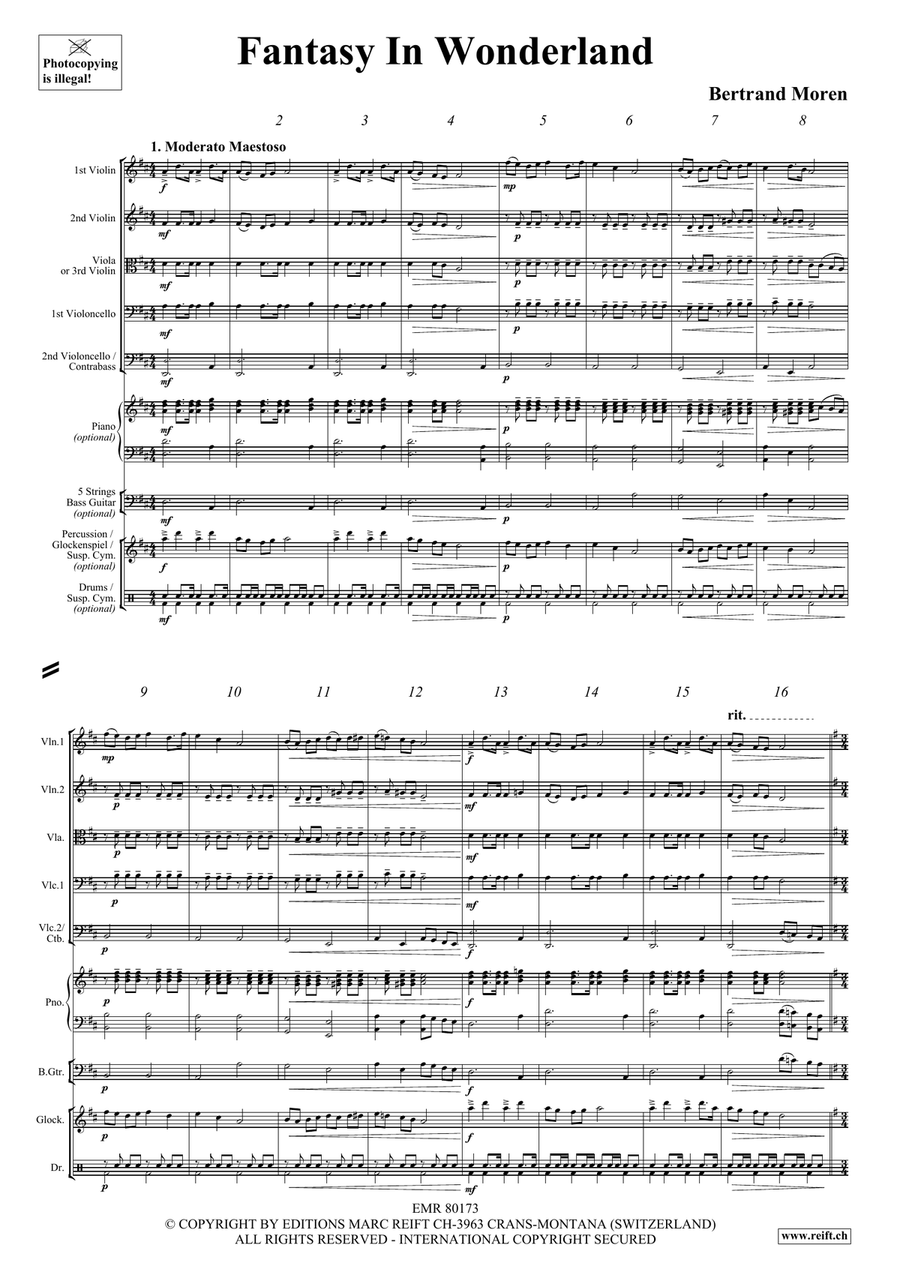 Fantasy In Wonderland Fantasy In Wonderland String Quintet scores gallery preview page 4