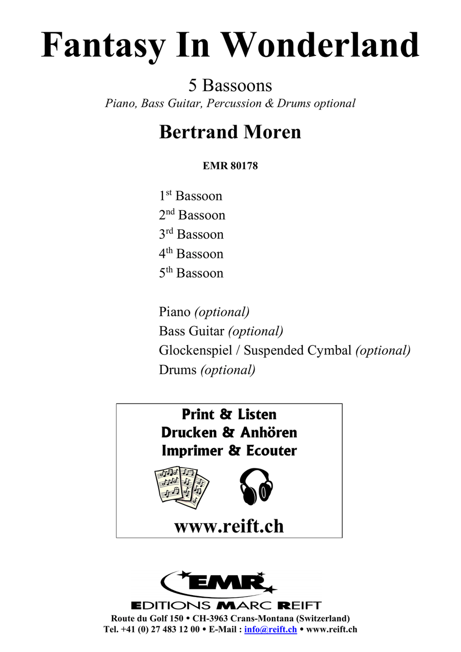Fantasy In Wonderland Fantasy In Wonderland Bassoon scores gallery preview page 2