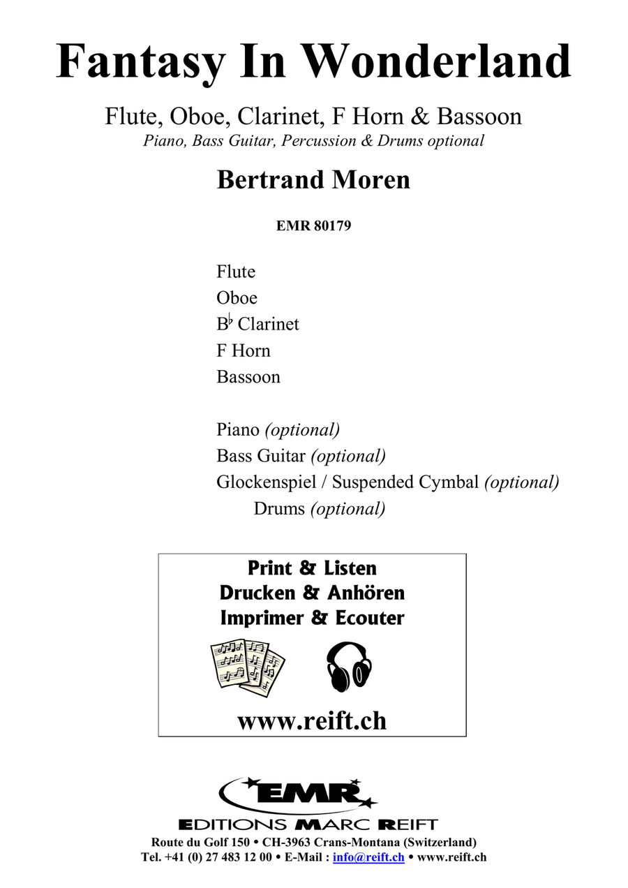 Fantasy In Wonderland Fantasy In Wonderland Woodwind Quintet scores gallery preview page 2