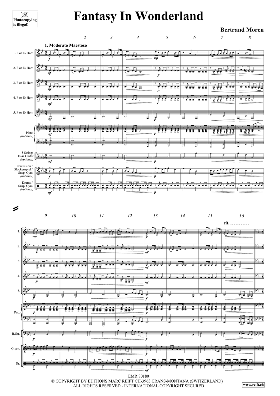 Fantasy In Wonderland Fantasy In Wonderland Horn scores gallery preview page 4