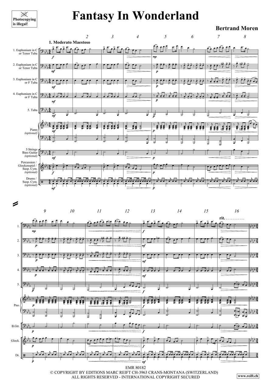 Fantasy In Wonderland Fantasy In Wonderland Tuba scores gallery preview page 4