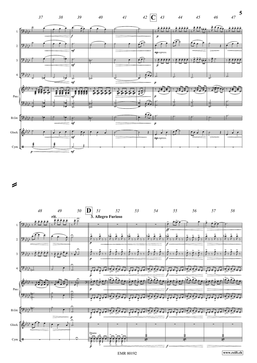 Fantasy In Wonderland Fantasy In Wonderland Bassoon Quartet scores gallery preview page 6