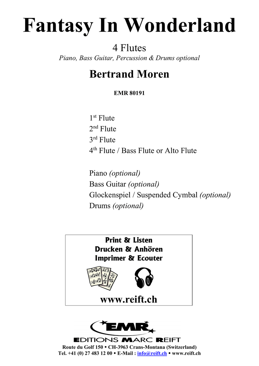 Fantasy In Wonderland Fantasy In Wonderland Flute Quartet scores gallery preview page 2