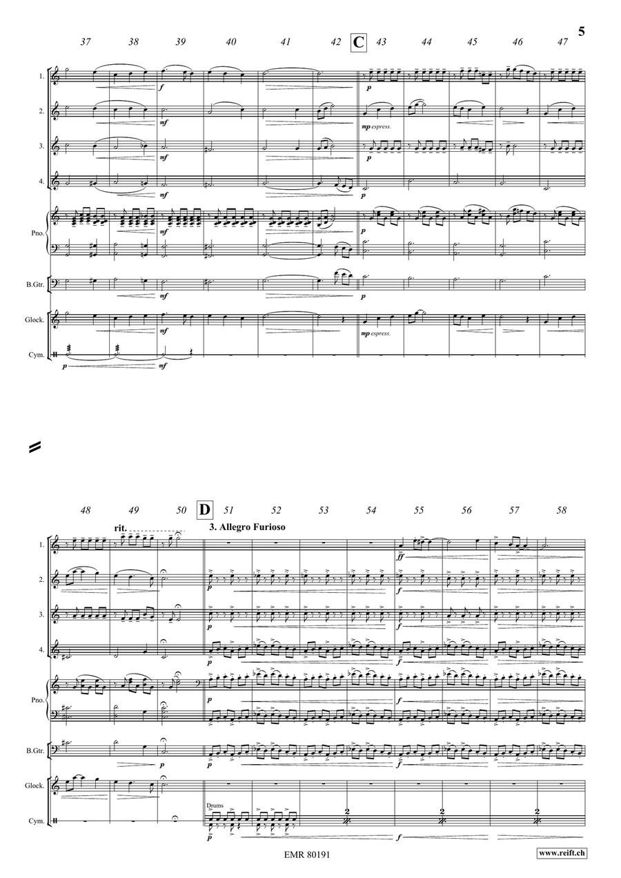 Fantasy In Wonderland Fantasy In Wonderland Flute Quartet scores gallery preview page 6