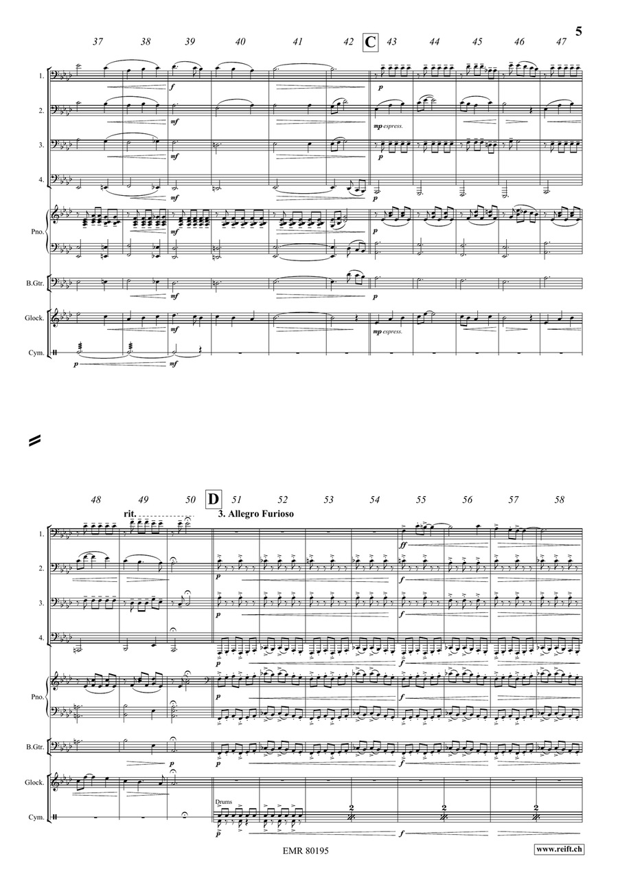 Fantasy In Wonderland Fantasy In Wonderland Tuba Quartet scores gallery preview page 6