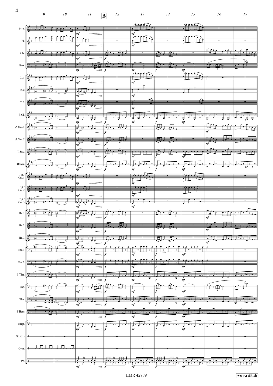 A Christmas Overture A Christmas Overture Concert Band scores gallery preview page 5