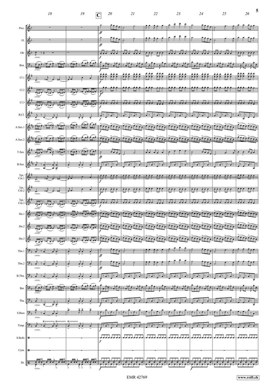A Christmas Overture A Christmas Overture Concert Band scores gallery preview page 6