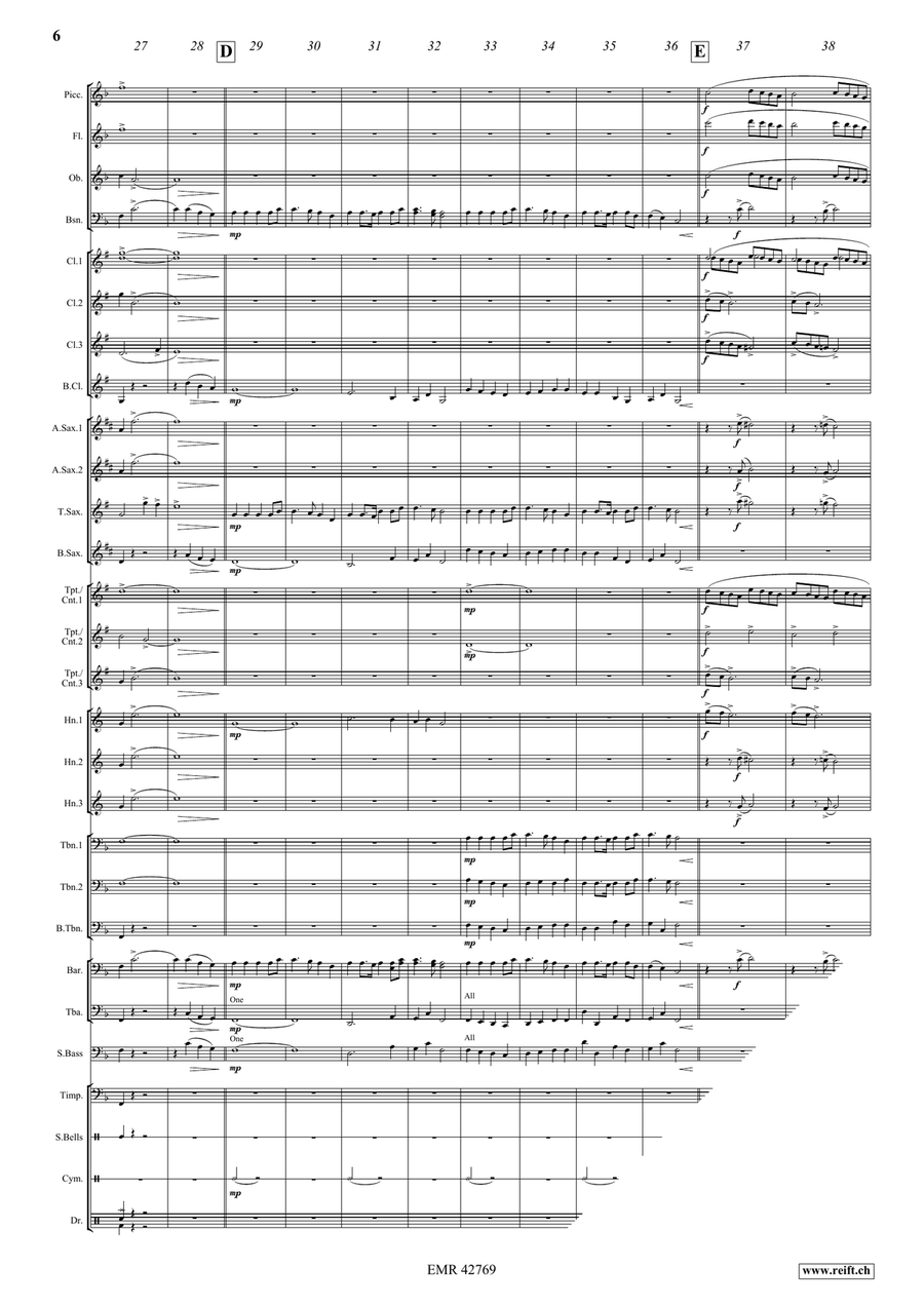 A Christmas Overture A Christmas Overture Concert Band scores gallery preview page 7