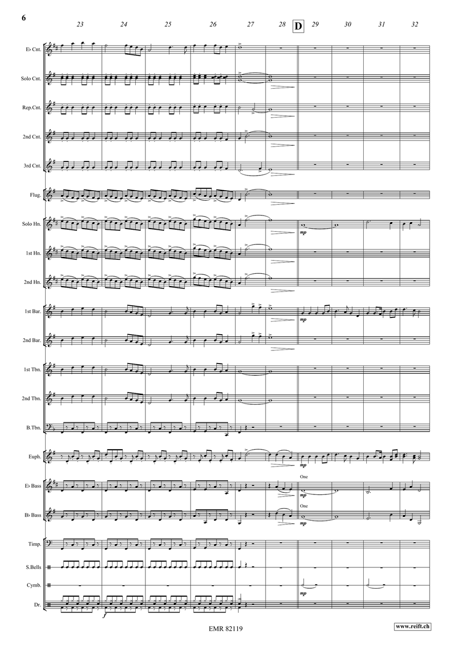 A Christmas Overture A Christmas Overture Brass Band scores gallery preview page 7