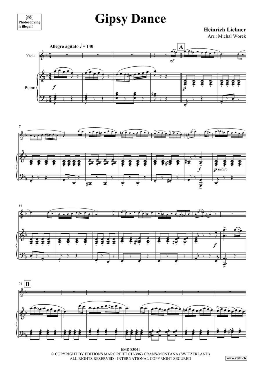 Gipsy Dance Gipsy Dance Violin Solo scores gallery preview page 4