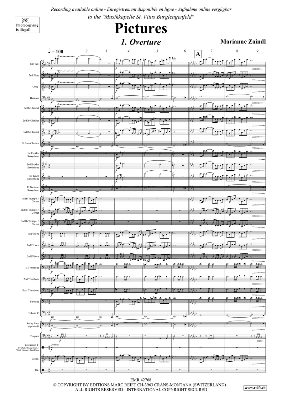 Pictures Pictures Concert Band scores gallery preview page 5