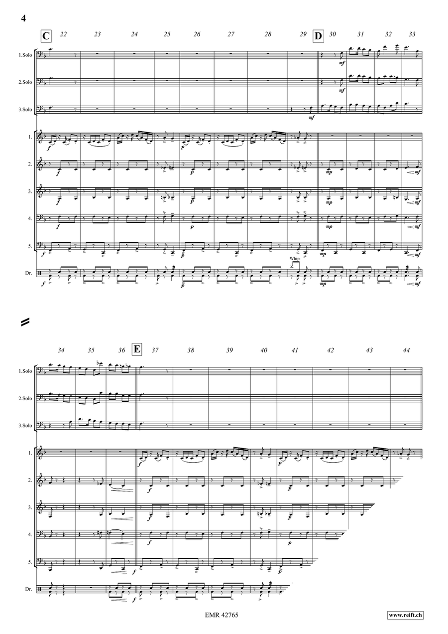 Shepherd's Hoedown Shepherd's Hoedown Concert Band scores gallery preview page 5