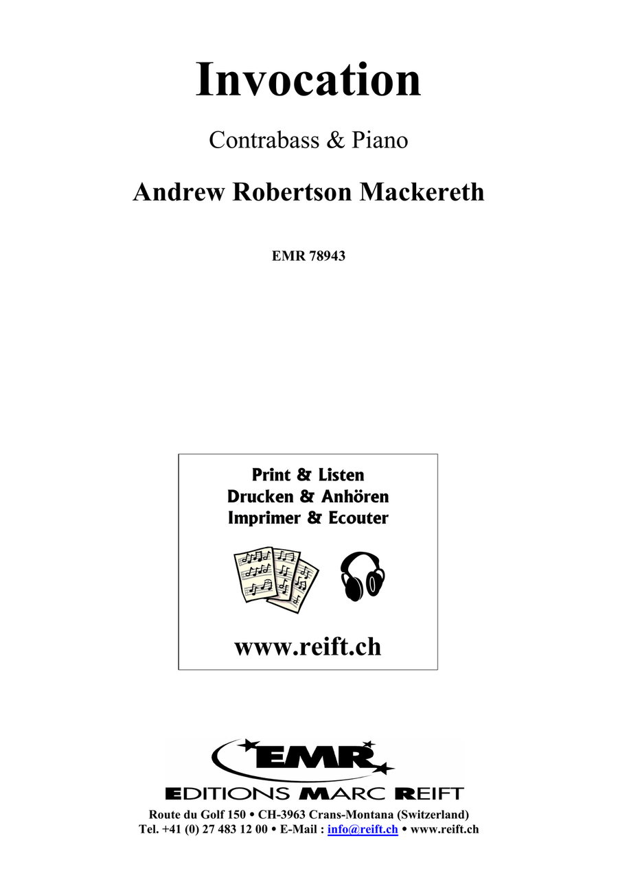 Invocation Invocation Double Bass scores gallery preview page 2
