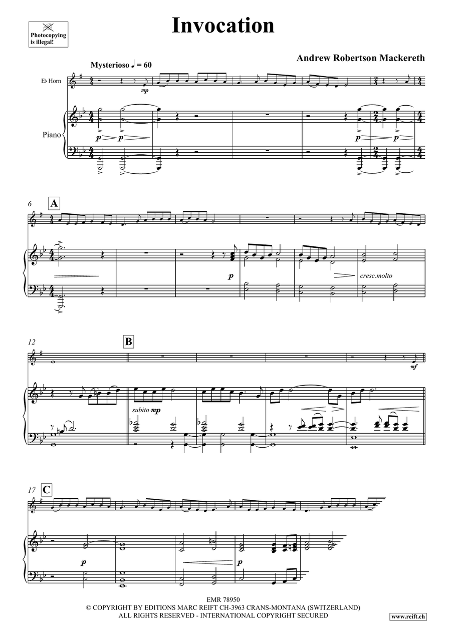 Invocation Invocation Horn scores gallery preview page 4