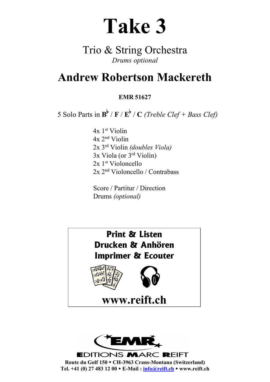 Take 3 Take 3 String Orchestra scores gallery preview page 2