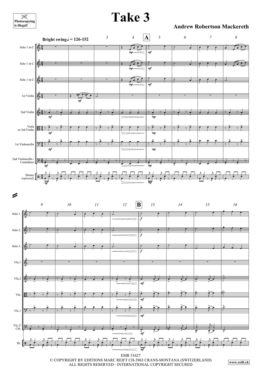 Take 3 Take 3 String Orchestra scores gallery preview page 4