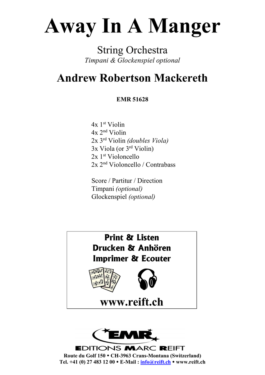 Away In A Manger Away In A Manger String Orchestra scores gallery preview page 2