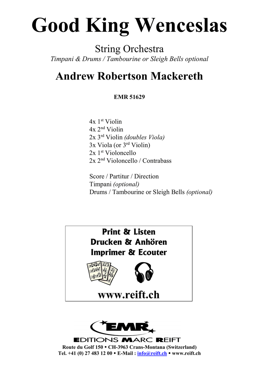 Good King Wenceslas Good King Wenceslas String Orchestra scores gallery preview page 2