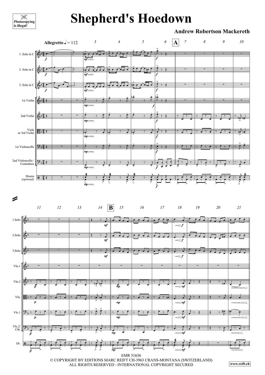Shepherd's Hoedown Shepherd's Hoedown String Orchestra scores gallery preview page 4