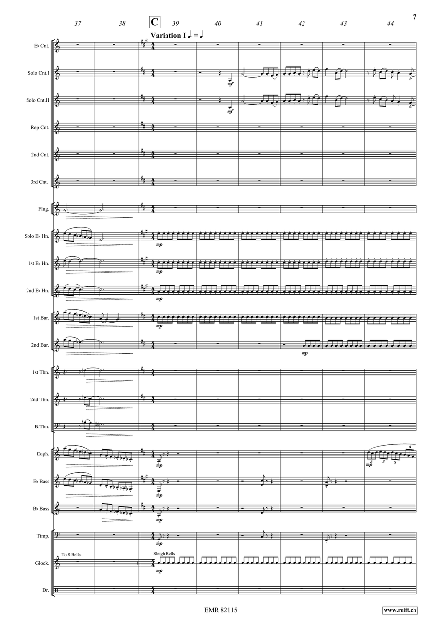 A Great And Mighty Wonder Brass Band scores gallery preview page 8