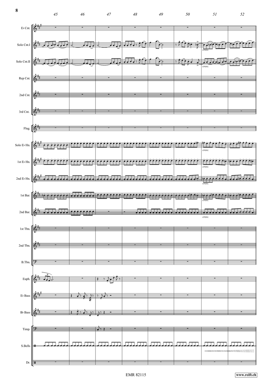 A Great And Mighty Wonder Brass Band scores gallery preview page 9
