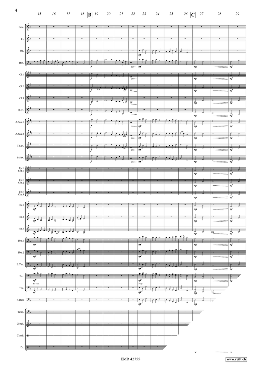My Heart Rejoicing My Heart Rejoicing Concert Band scores gallery preview page 5